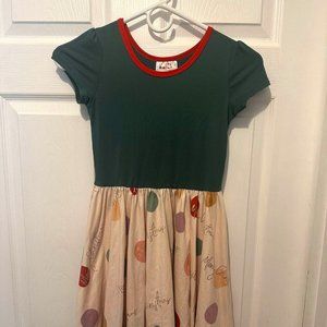 Dot Dot Smile Christmas Dress Size 7